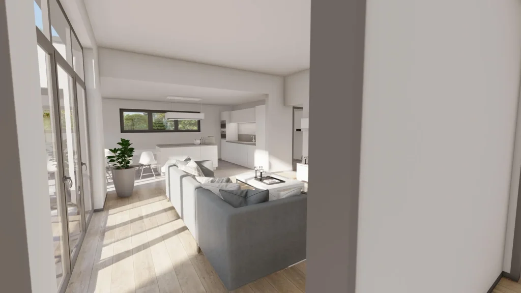 Bungalow New H FD – Wohnbereich