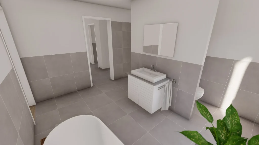 Bungalow New H - Badezimmer