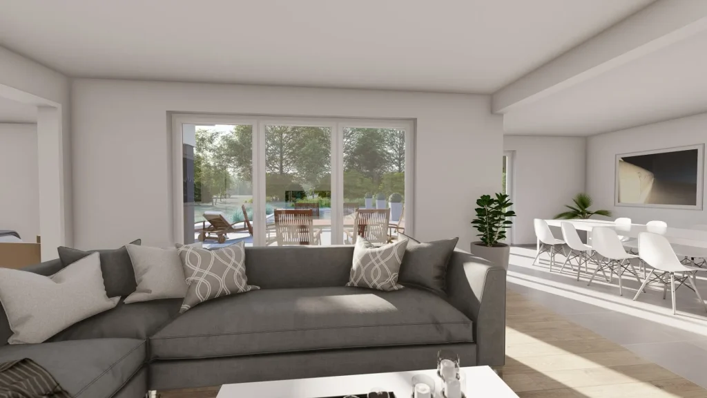 Bungalow New H - Wohnzimmer